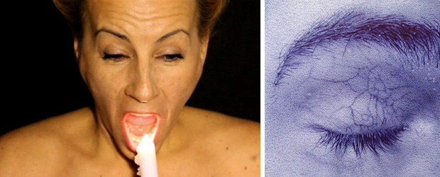 Promise promise bij Galerie Frank Taal ( still van Kaste Seskeviciute / pentekening van Wendy van der Hart)