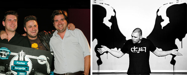 Hilariteit in Rotterdam tijdens Cameretten 2012!