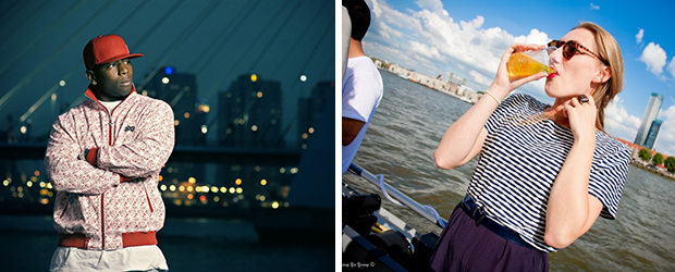 Dansend langs de Rotterdamse festivals (banner met Winne en Noah)